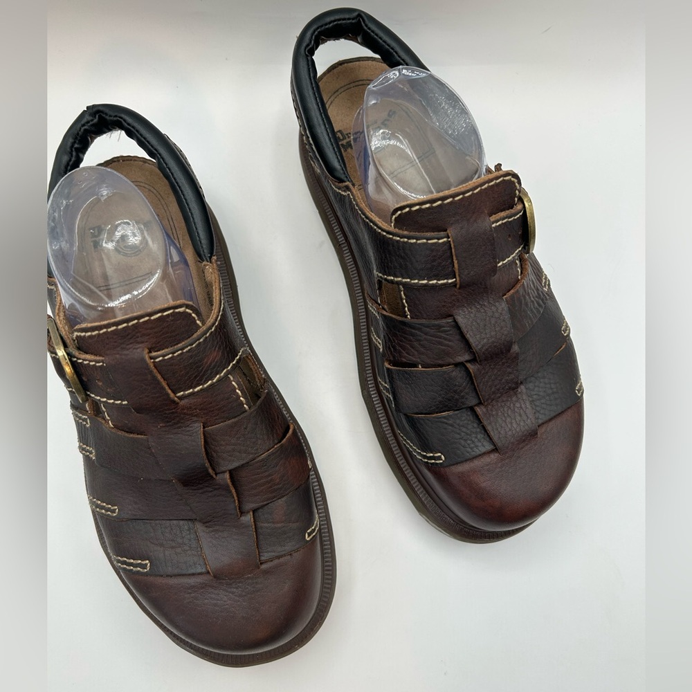 DR. MARTENS RARE VINTAGE 8332 fisherman leather sandals MADE IN ENGLAND US 10 - Picture 6 of 16